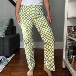 Holiday the Label Kokomo Pant in olive check
